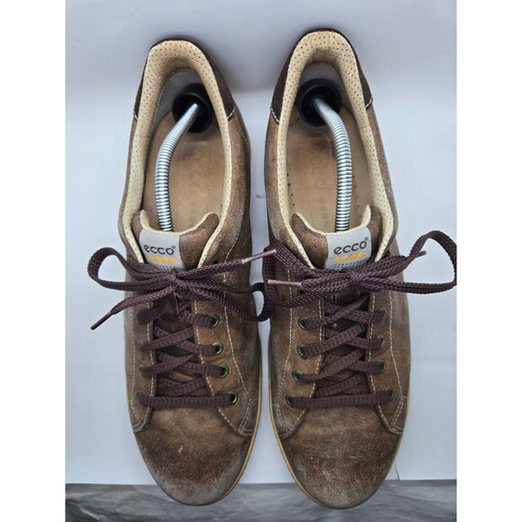 ECCO Street Retro Golf Shoes Mens 13.5 Brown Leather Spikeless Athletic Sneakers main image 4